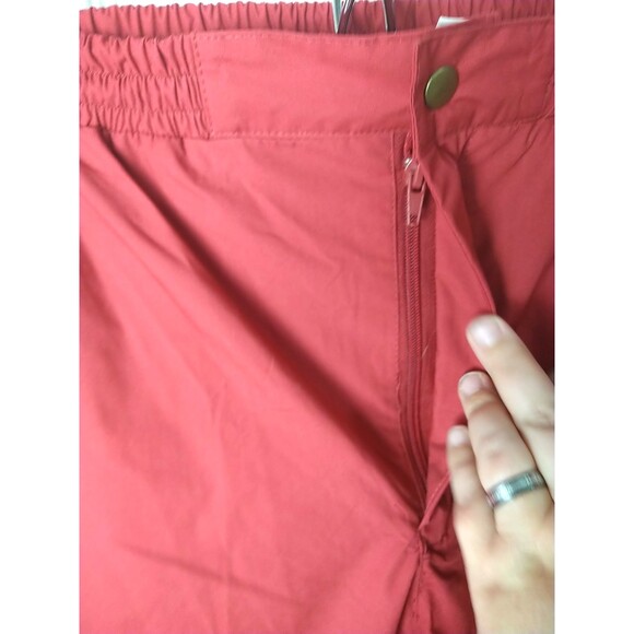 Winner Mate Men's Red Jogger Lined Ankle Zip Elastic Waist L/ 36-38 Pants Active - Picture 6 of 10